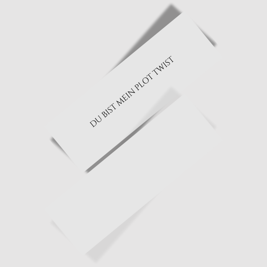 DU BIST MEIN PLOT TWIST
