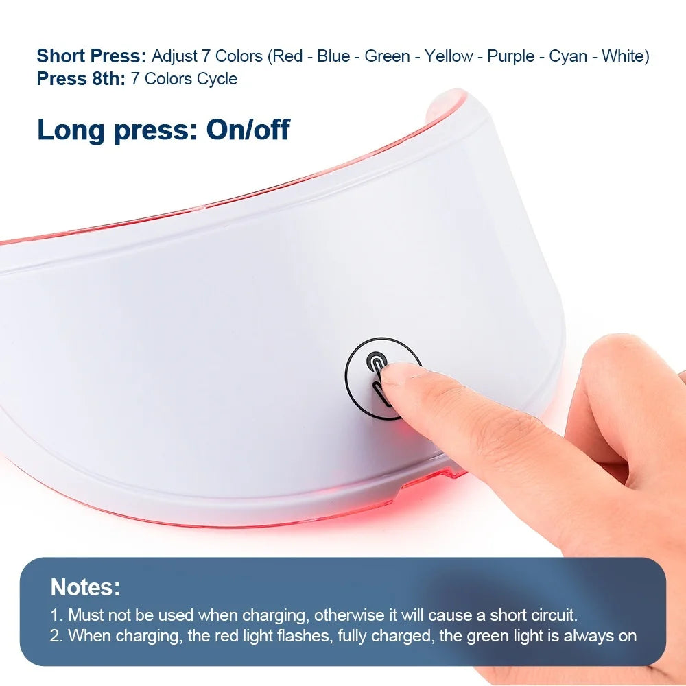 7-in-1 LED Face & Neck Mask – for healthy, glowy Skin