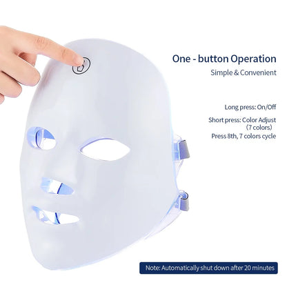 7-in-1 LED Face & Neck Mask – for healthy, glowy Skin