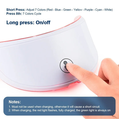 7-in-1 LED Face & Neck Mask – for healthy, glowy Skin